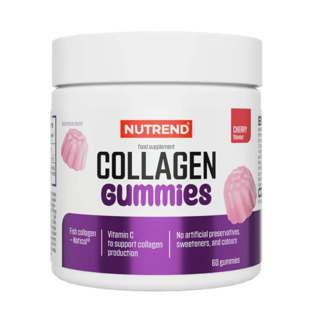 Nutrend Collagen gummies 60 stk cherry flavour